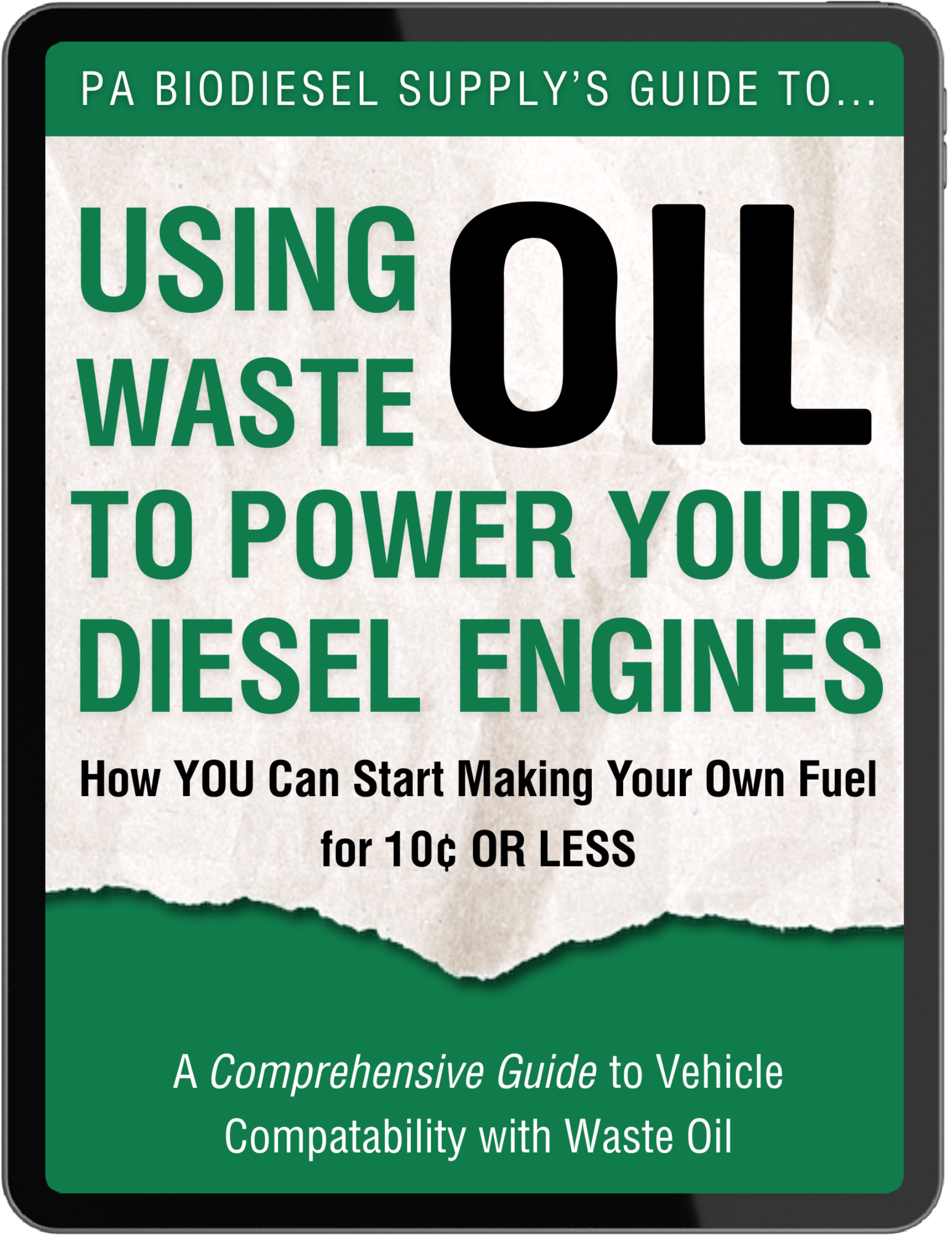 Using Waste Oil to Power Your Diesel Engine — eBook cover