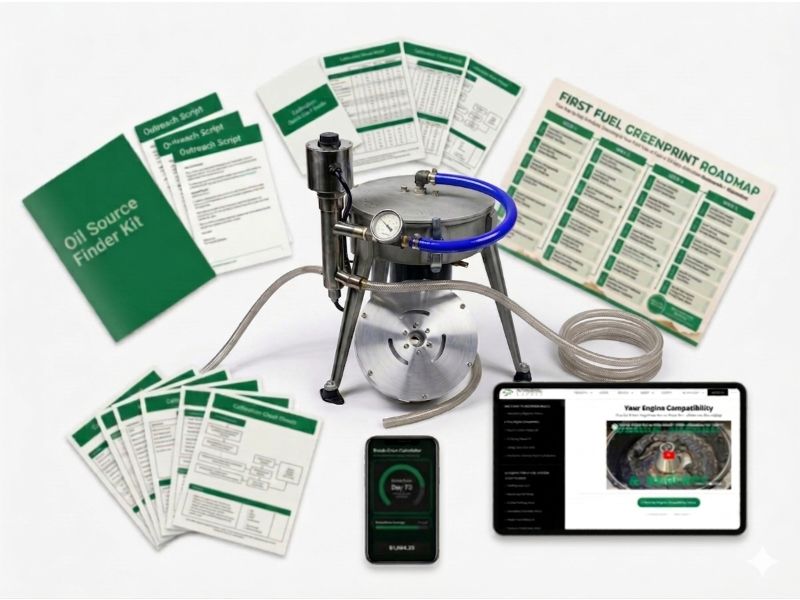Complete Ultimate Force system with all 8 components laid out