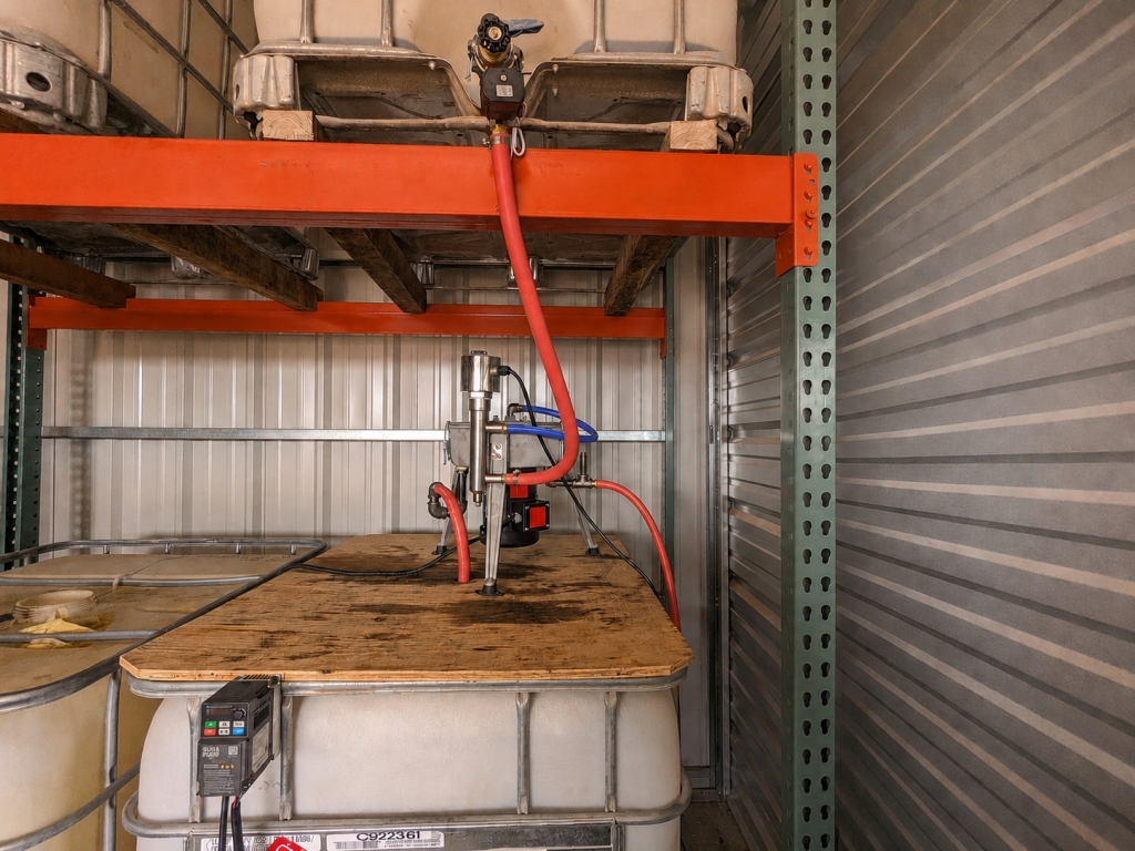 First startup test of the Unleashed centrifuge mounted on an oil tote